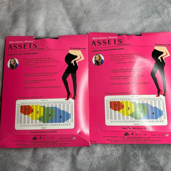 Lot 2 SPANX NEW Tights Maternity Shapewear SZ 2 125/150lbs Opaque Black - Picture 2 of 5